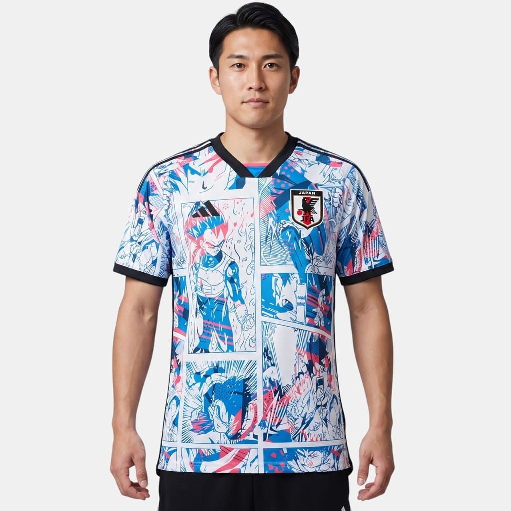 MAILLOT JAPON EDITION SPECIALE VEGETA (1)