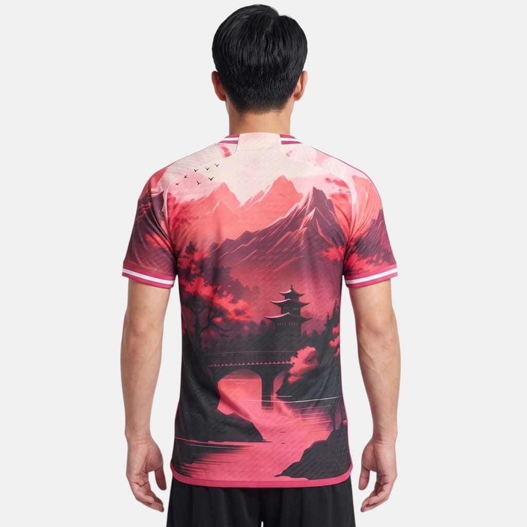 Maillot Japon Rose Sunset Match (2)
