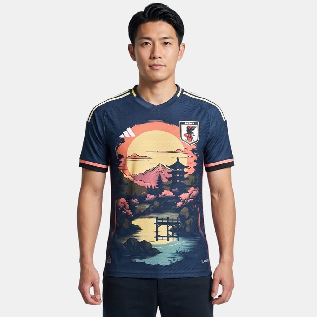 Maillot Japon Sunset Yellow Match (1)