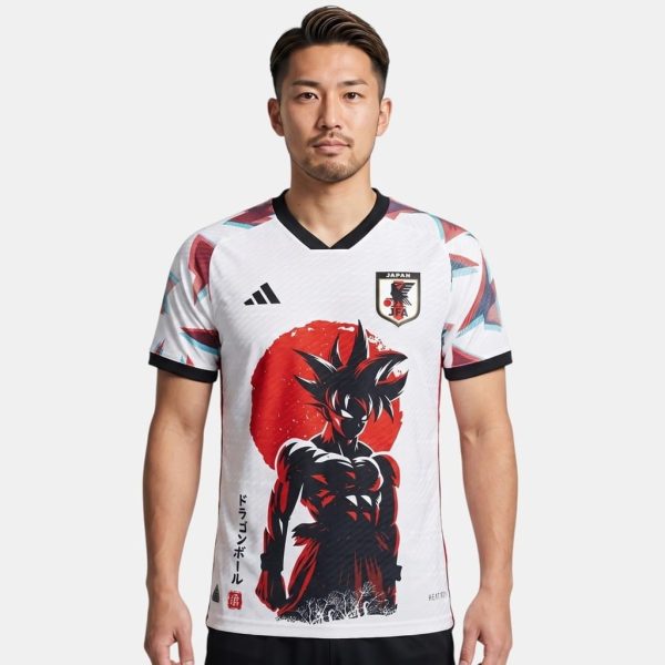 Maillot Japon Super Saiyan Blanc Match
