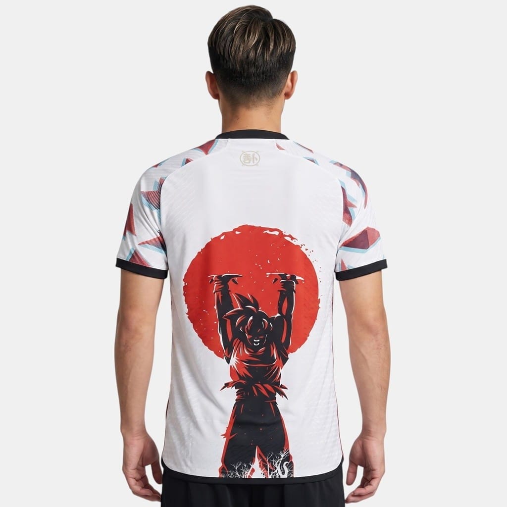 Maillot Japon Super Saiyan Blanc Match (2)