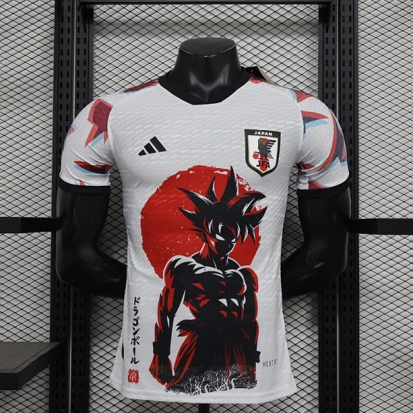Maillot Japon Super Saiyan Blanc Match