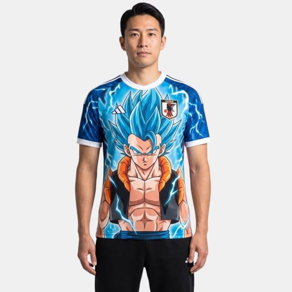 Maillot Japon Super Saiyan Bleu Match
