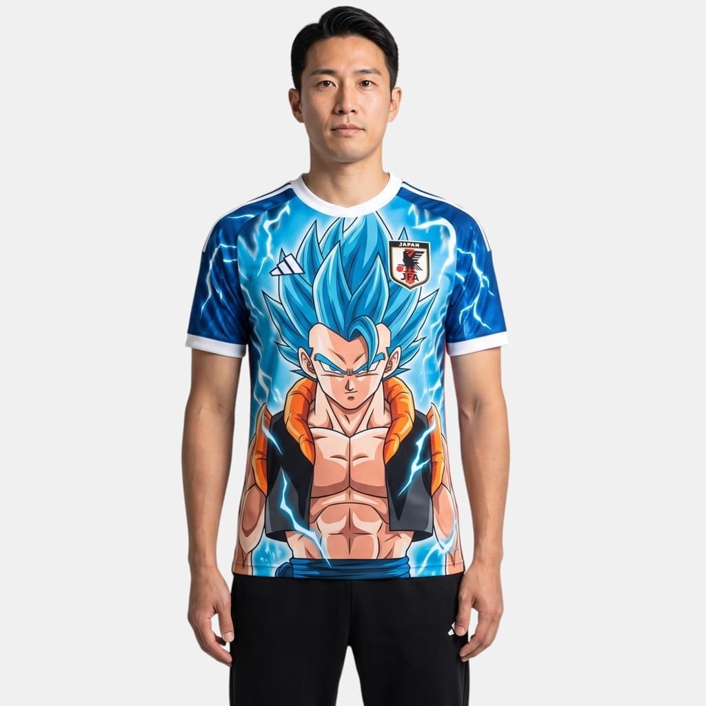 Maillot Japon Super Saiyan Bleu Match (1)