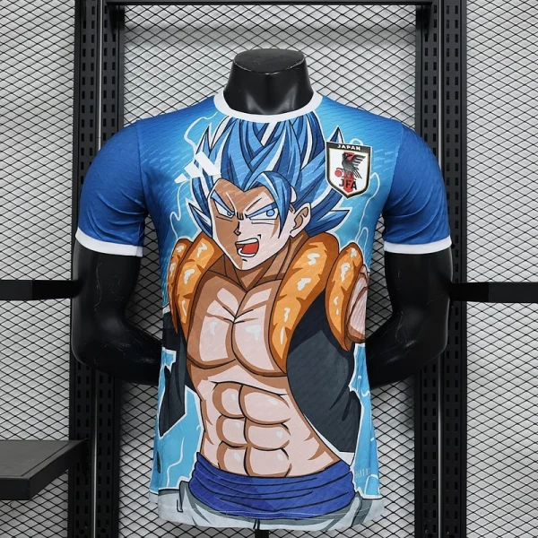 Maillot Japon Super Saiyan Bleu Match