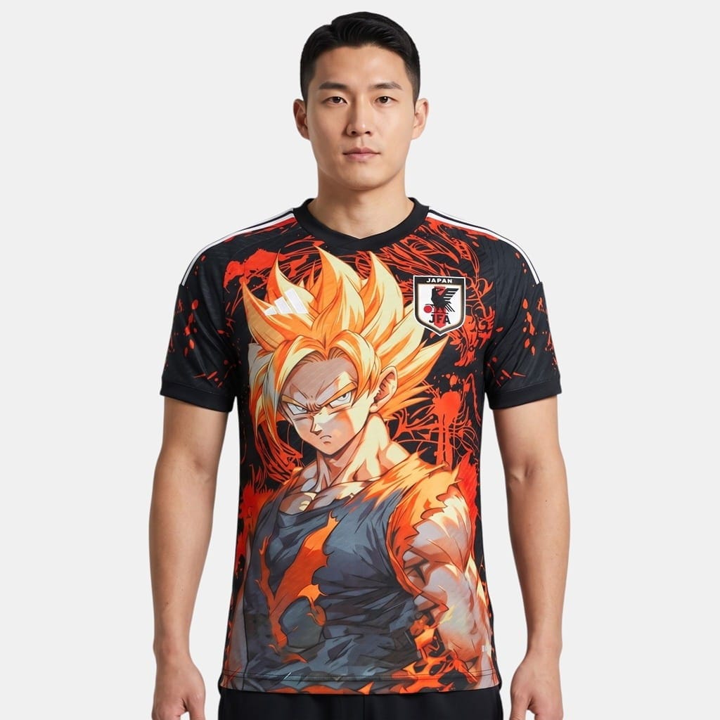 Maillot Japon Super Saiyan Noir Match (1)
