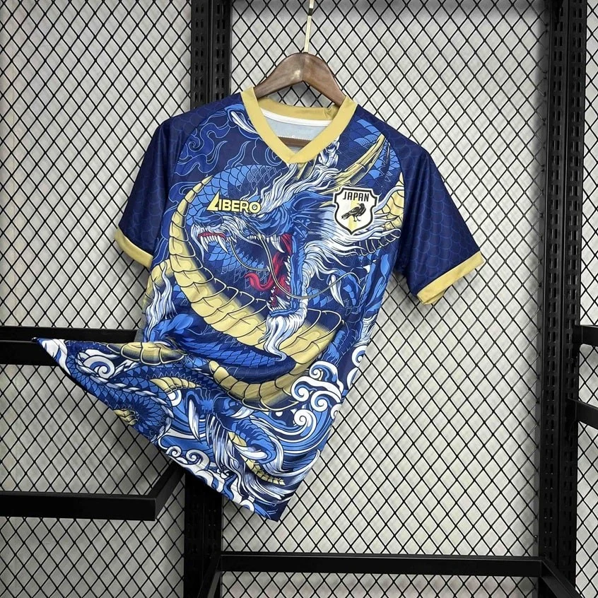 Maillot Japon Libero Dragon Blue