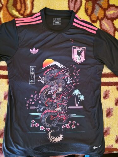 Cliquez pour afficher en plein écran Maillot Japon Edition Dragon Mythique Bleu Royal photo review