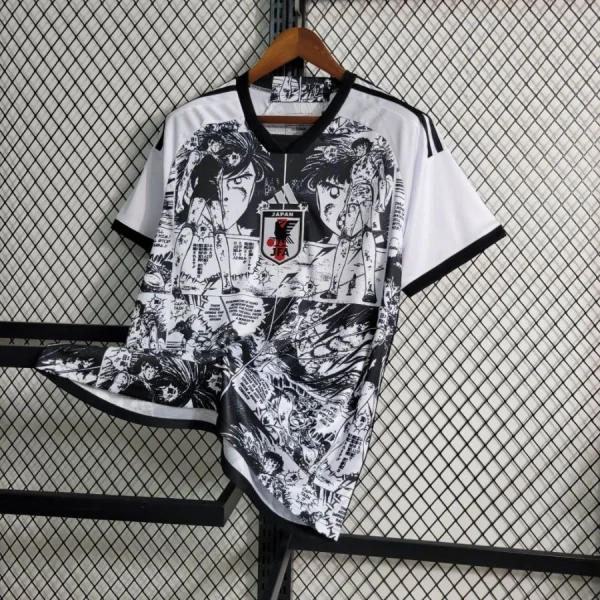 Maillot Japon Captain Tsubasa Edition Manga Blanc