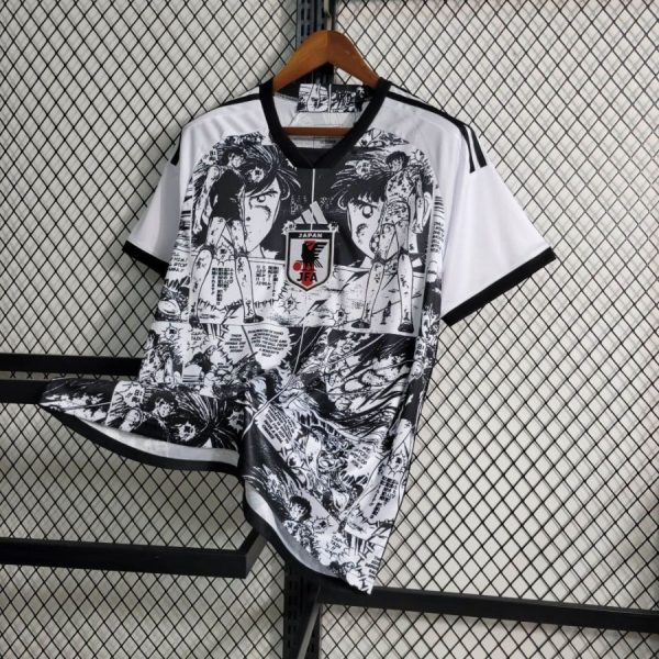Maillot Japon Captain Tsubasa Edition Manga Blanc
