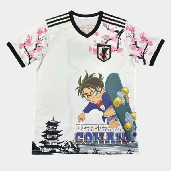 Maillot Japon Conan Edition Détective Blanc