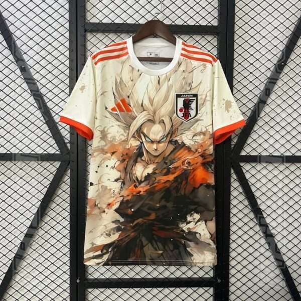 Maillot Japon Dragon Ball Edition Goku Super Saiyan Blanc