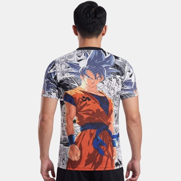 Maillot Japon Dragon Ball Goku Cheveux Bleus