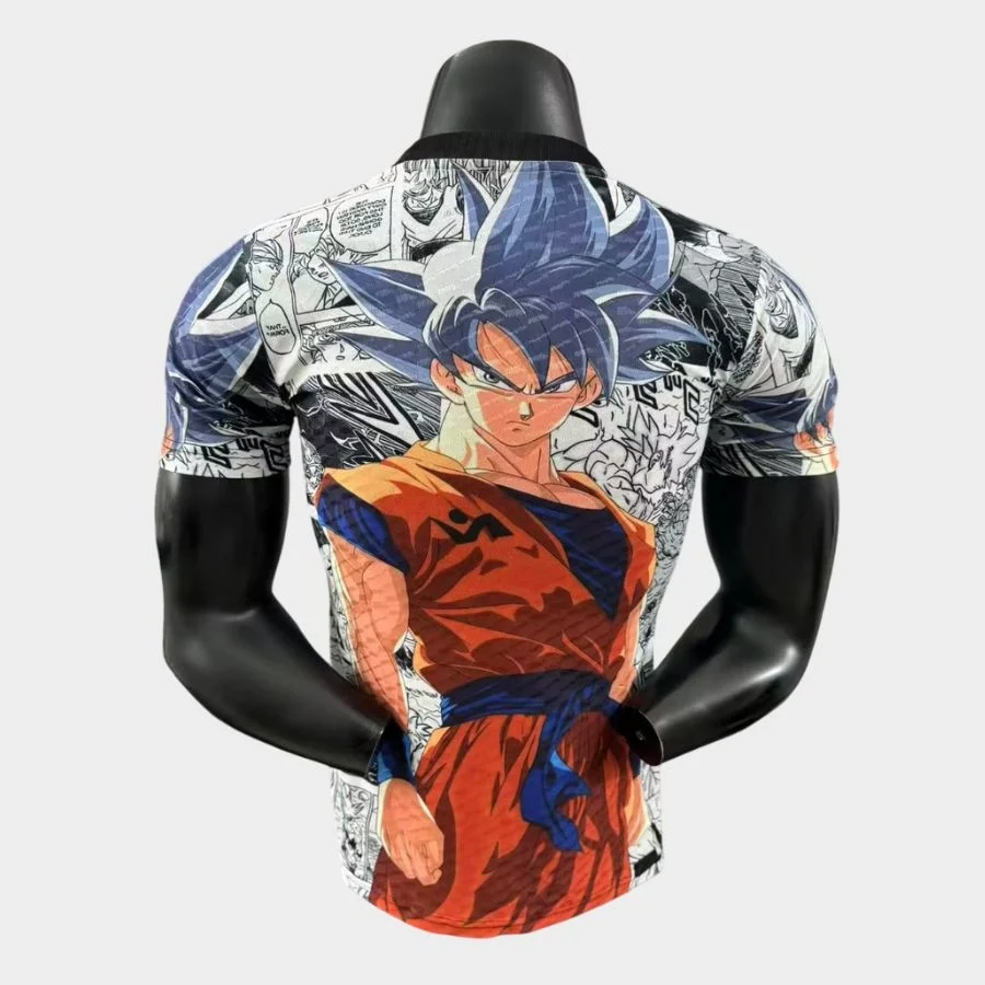 Maillot Japon Dragon Ball Goku Cheveux Bleus