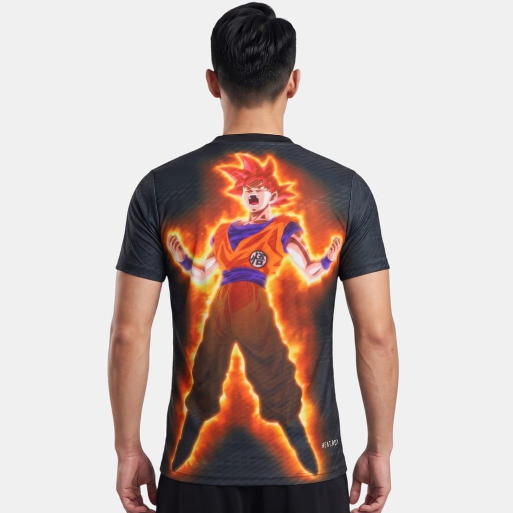Maillot Japon Dragon Ball Goku Super Saiyan God (2)