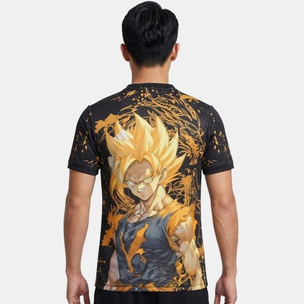 Maillot Japon Dragon Ball Goku Super Saiyan Noir Gold