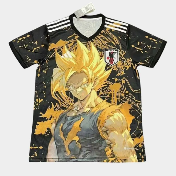 Maillot Japon Dragon Ball Goku Super Saiyan Noir Gold