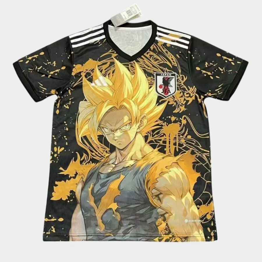 Maillot Japon Dragon Ball Goku Super Saiyan Noir Gold