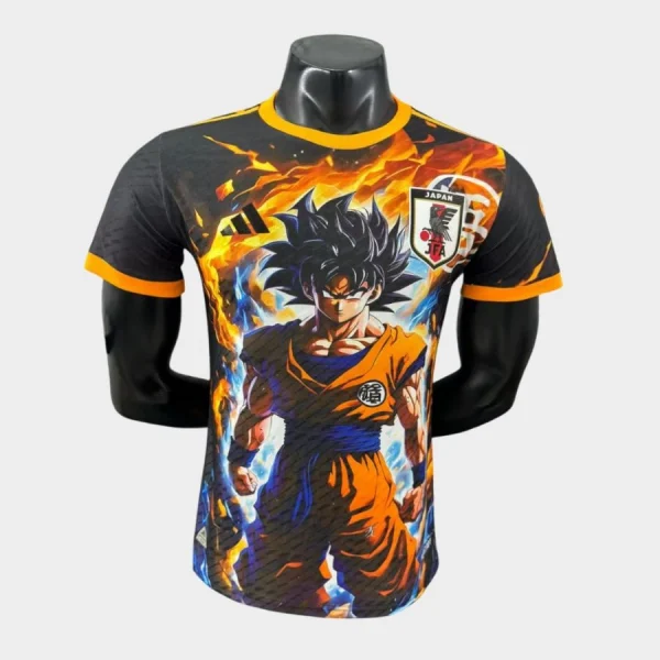 Maillot Japon Dragon Ball Goku Ultra Instinct Flamme
