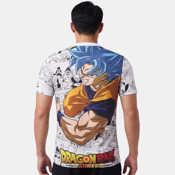 Maillot Japon Dragon Ball Goku Ultra Instinct Noir Blanc