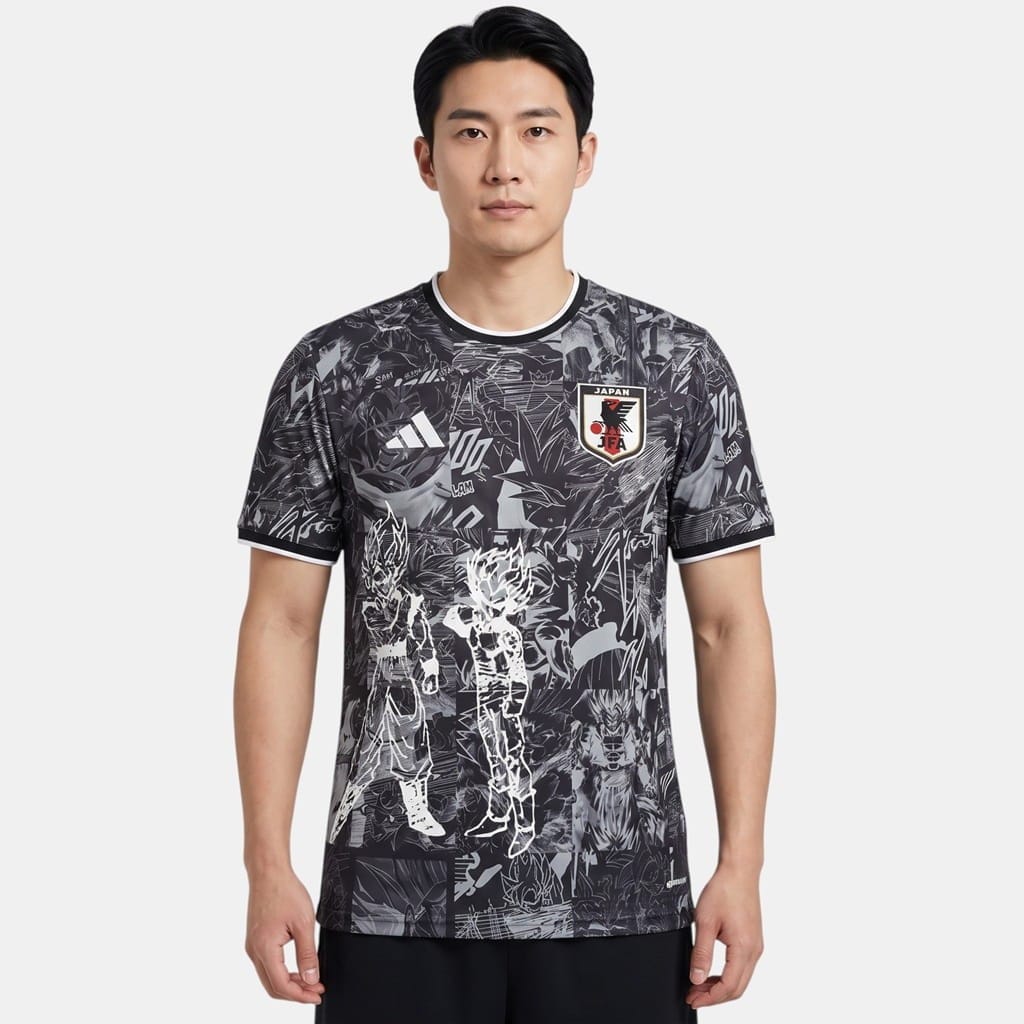 Maillot Japon Dragon Ball Goku Vegeta Puissance (1)