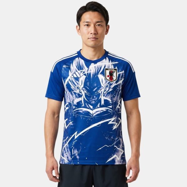 Maillot Japon Dragon Ball Vegeta Super Saiyan Bleu