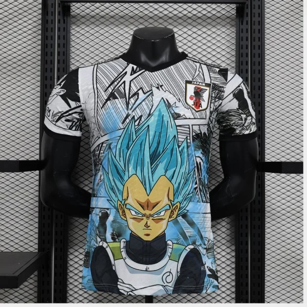 Maillot Japon Dragon Ball Vegeta Super Saiyan Manga Edition Bleu