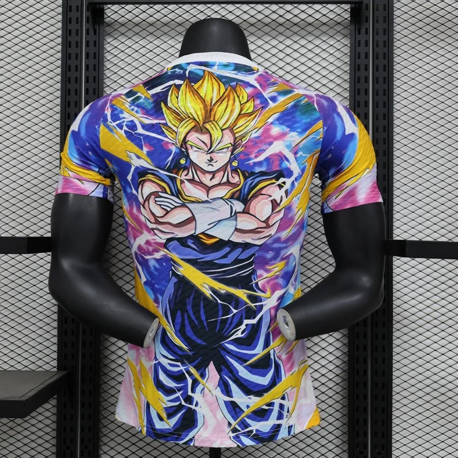Maillot Japon Dragon Ball Vegeto Super Saiyan Électrique