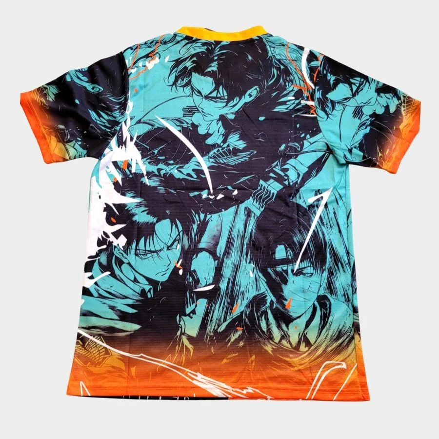 Maillot Japon Edition Attack on Titan Edition Bleu Orange