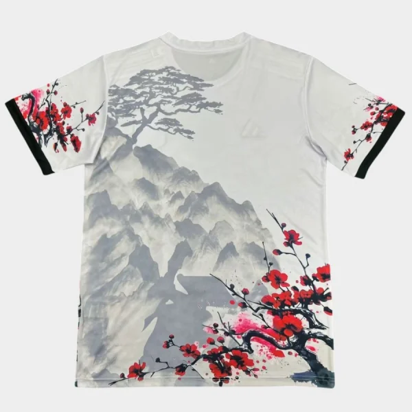 Maillot Japon Edition Dragon Cerisier Blanc