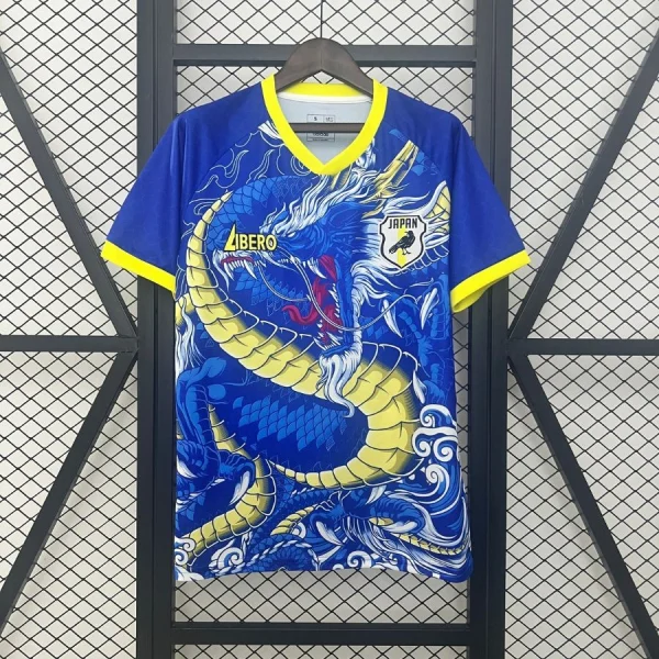 Maillot Japon Edition Dragon Mythique Bleu Royal