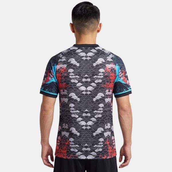 Maillot Japon Edition Fuji Hokusai Noir
