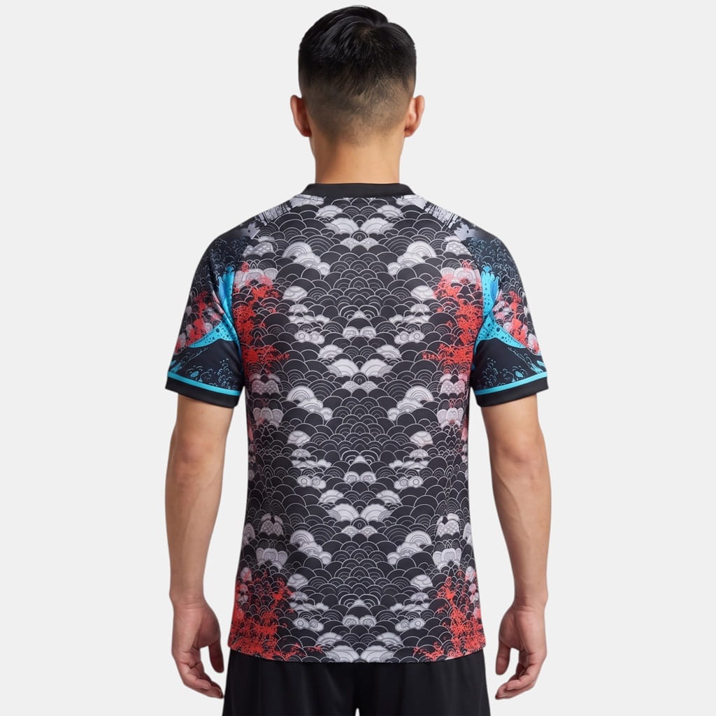 Maillot Japon Edition Fuji Hokusai Noir (2)