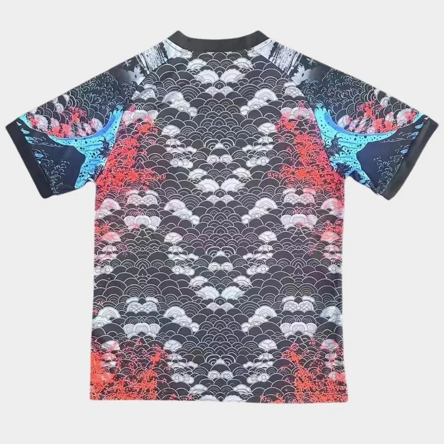 Maillot Japon Edition Fuji Hokusai Noir