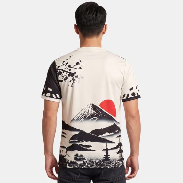 Maillot Japon Edition Fuji Soleil Blanc