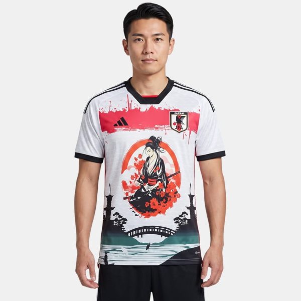 Maillot Japon Edition Geisha Blanc