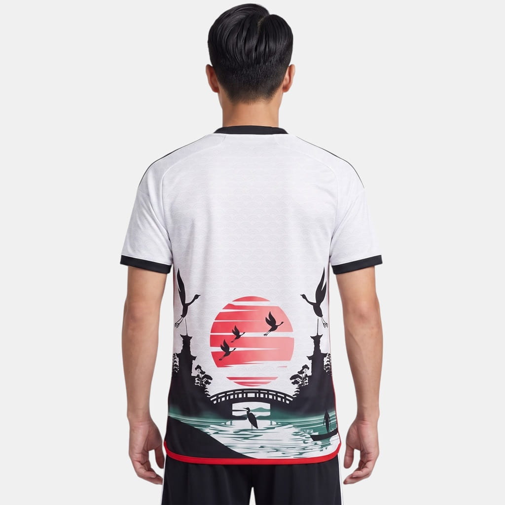 Maillot Japon Edition Geisha Blanc (2)
