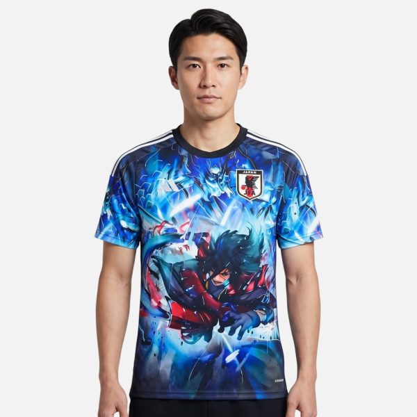 Maillot Japon Edition Ninja Combat Bleu