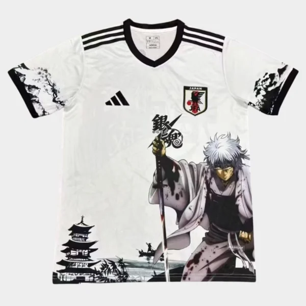 Maillot Japon Gintama Gintoki Edition Samouraï Blanc