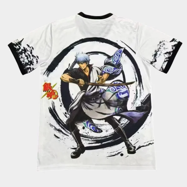 Maillot Japon Gintama Gintoki Edition Samouraï Blanc