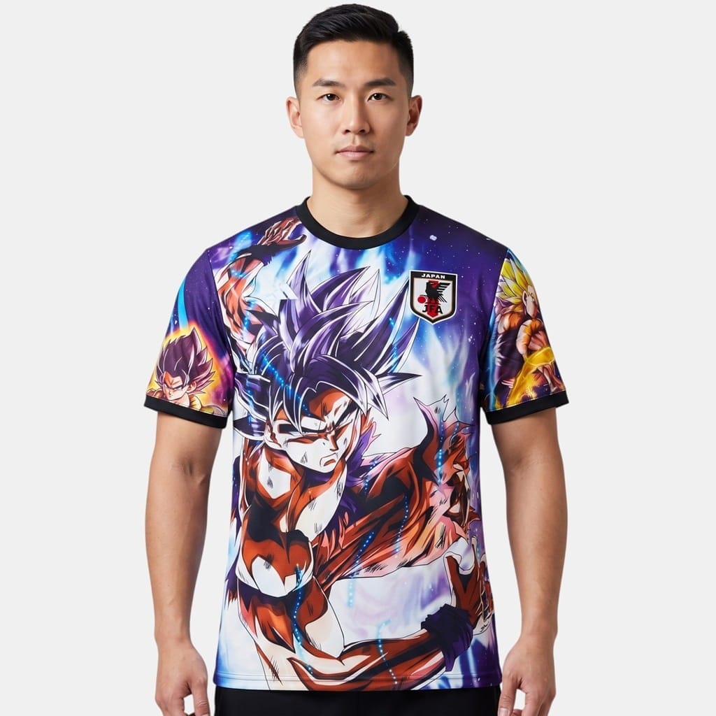 Maillot Japon Goku Edition Ultra Instinct Violet (1)