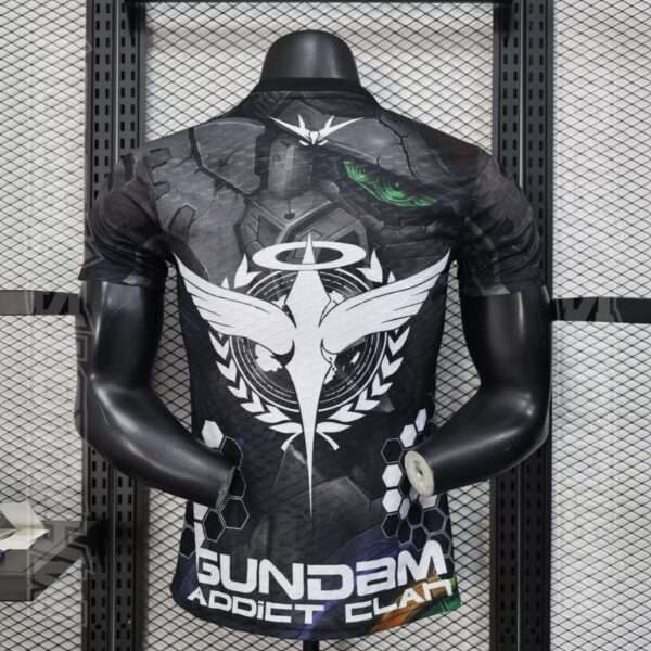 Maillot Japon Gundam Unicorn Edition Mecha Noir