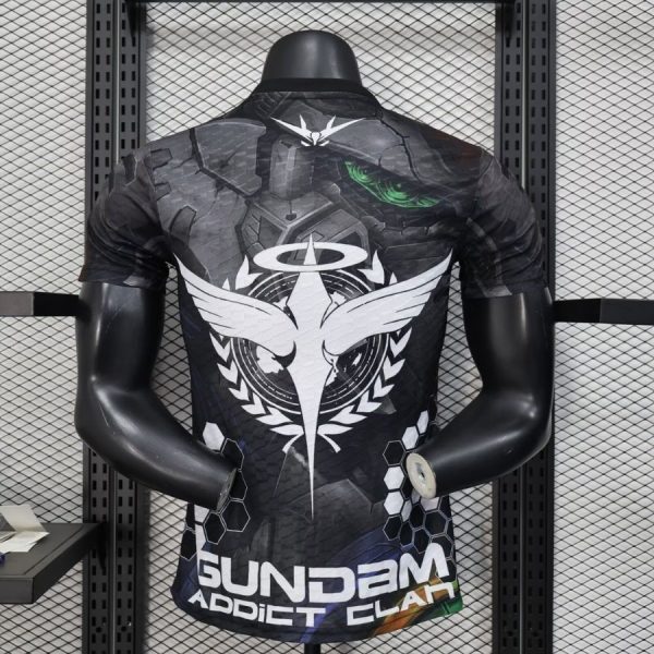 Maillot Japon Gundam Unicorn Edition Mecha Noir