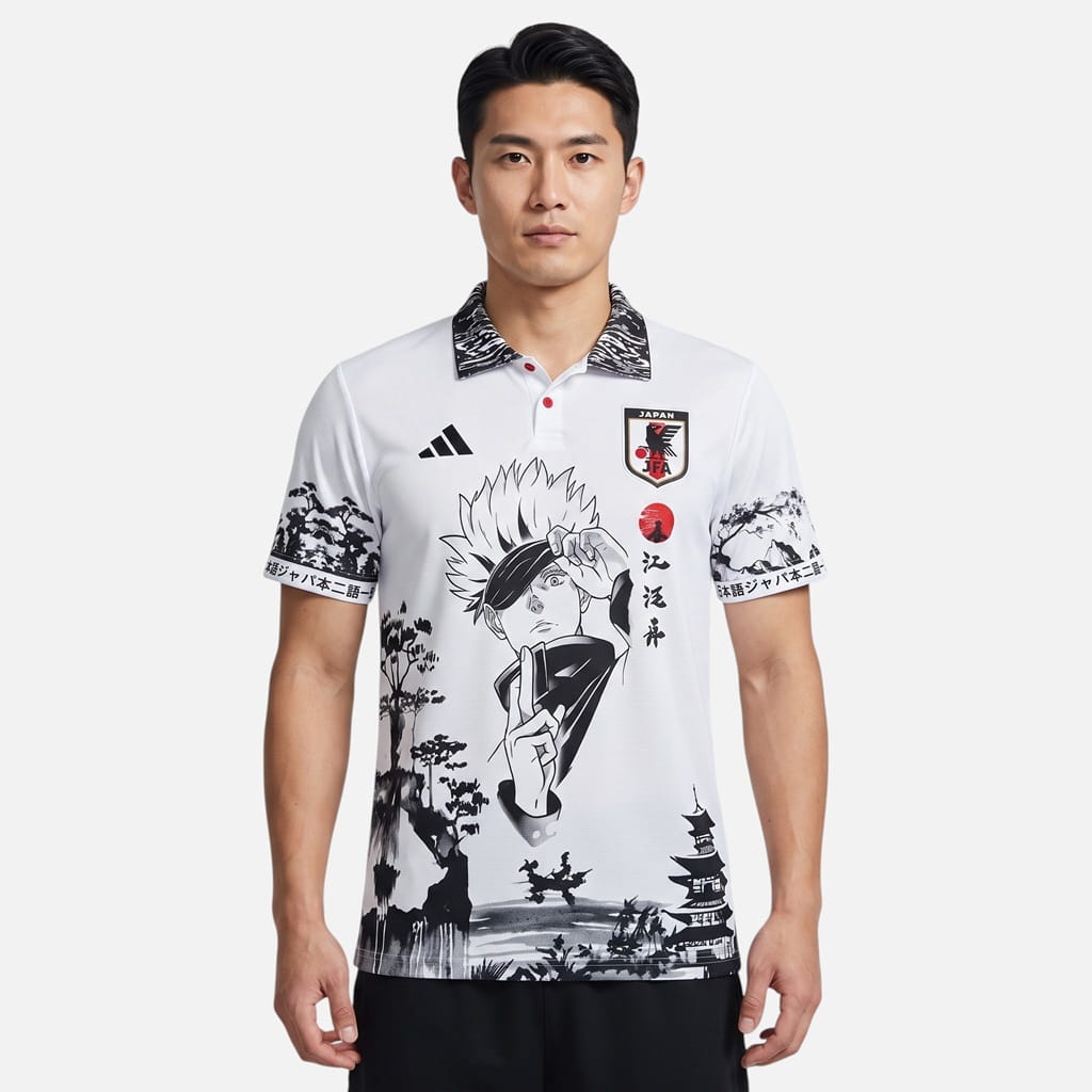 Maillot Japon Kakashi Edition Shinobi Blanc (1)
