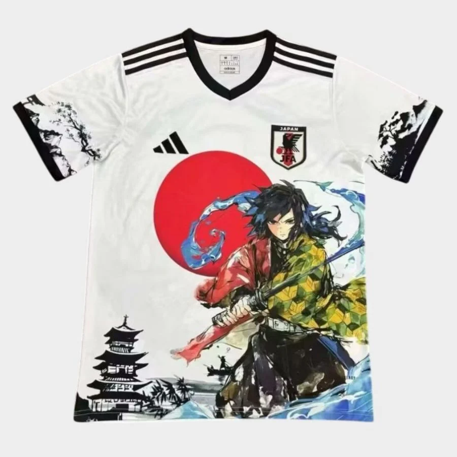 Maillot Japon Kimetsu no Yaiba Edition Tomioka Blanc