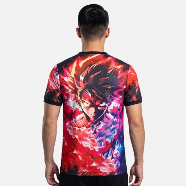 Maillot Japon Luffy Edition Gear Rouge-Noir