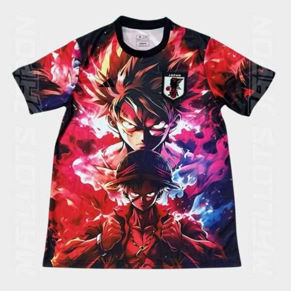 Maillot Japon Luffy Edition Gear Rouge-Noir