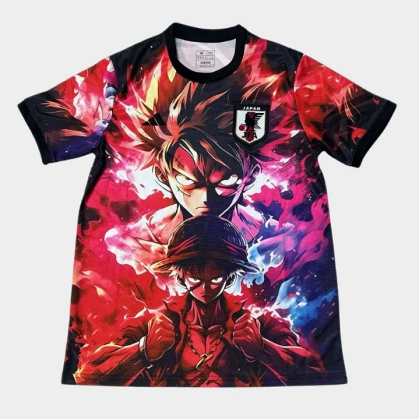 Maillot Japon Luffy Edition Gear Rouge-Noir
