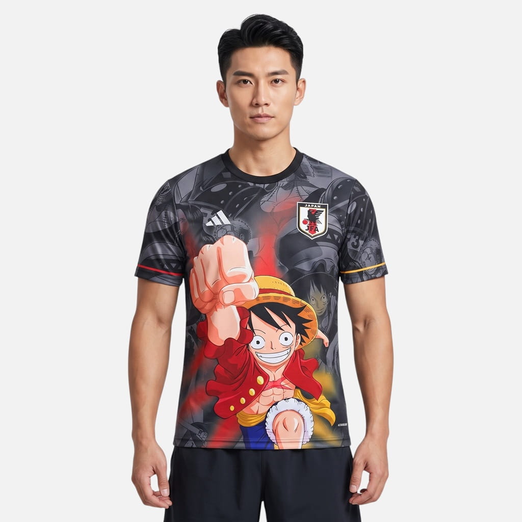Maillot Japon Luffy Edition One Piece Noir (1)