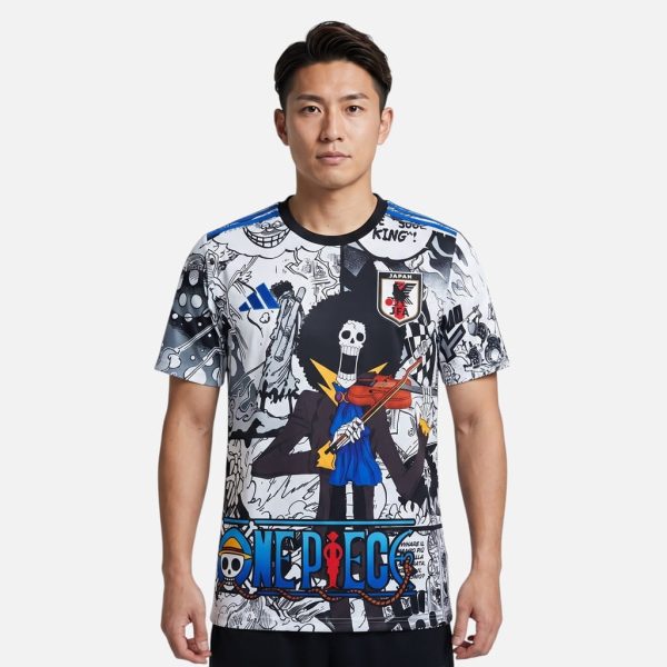 Maillot Japon One Piece Brook Edition Manga Blanc